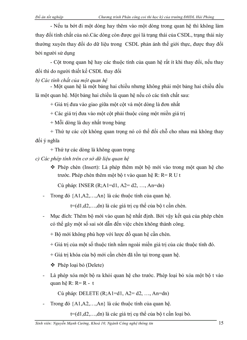 image for page Chương trình Phân công coi thi học kỳ của trường ĐHDL Hải Phòng