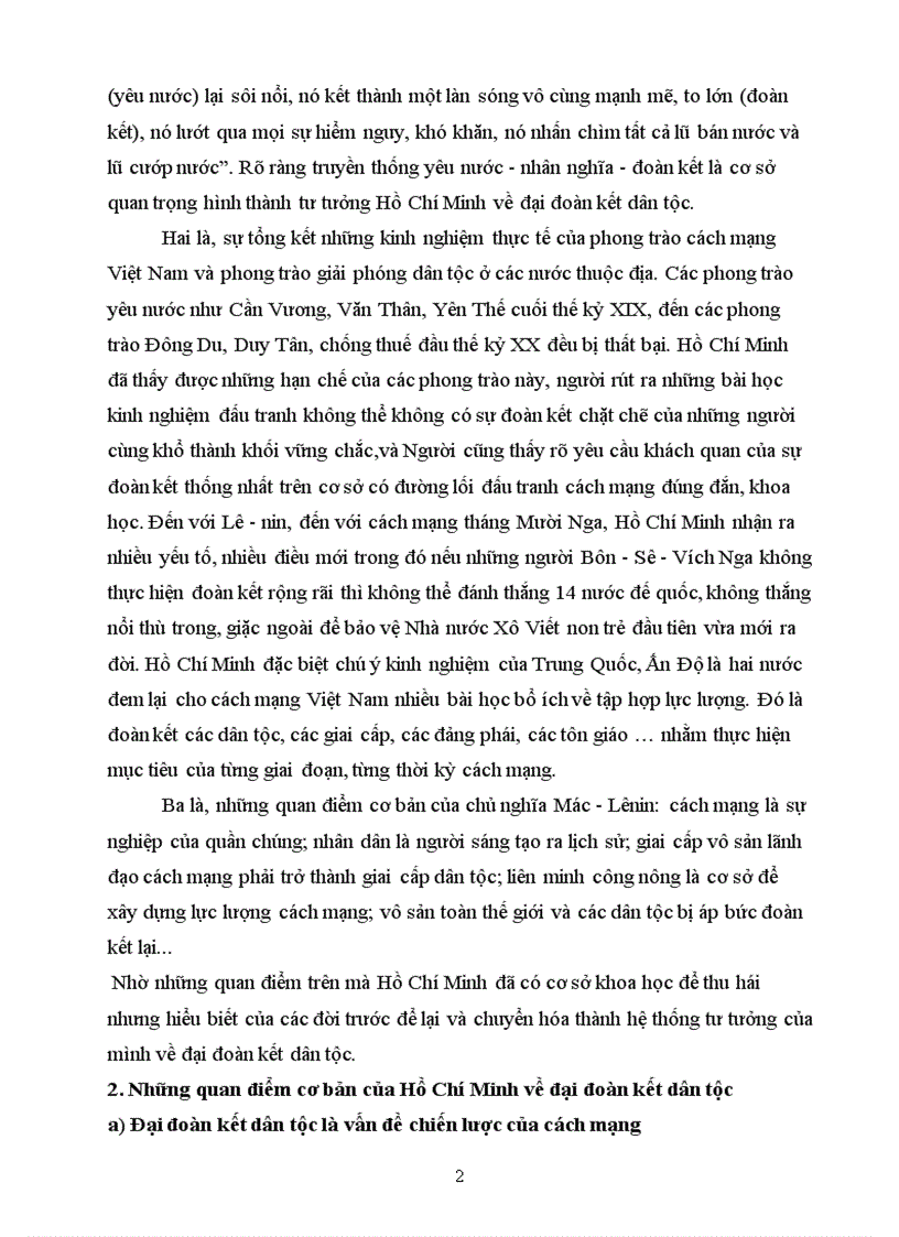 image for page Tư tưởng Hồ Chí Minh về đại đoàn kết dân tộc 8 điểm