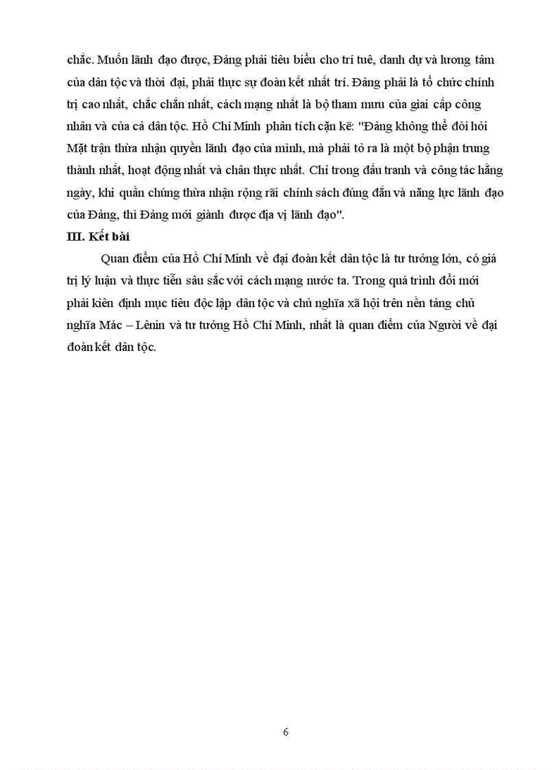 image for page Tư tưởng Hồ Chí Minh về đại đoàn kết dân tộc 8 điểm