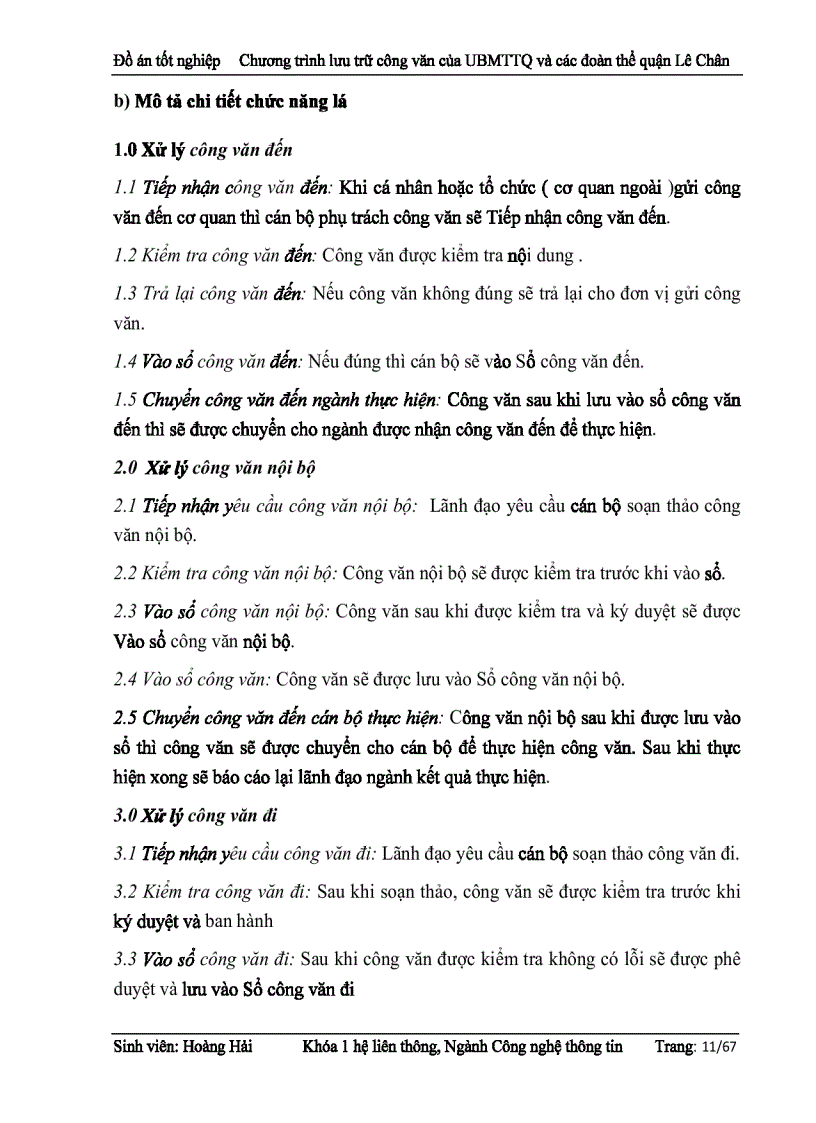 image for page Chương trình lưu trữ công văn của UBMTTQ và các đoàn thể quận Lê Chân Hải Phòng
