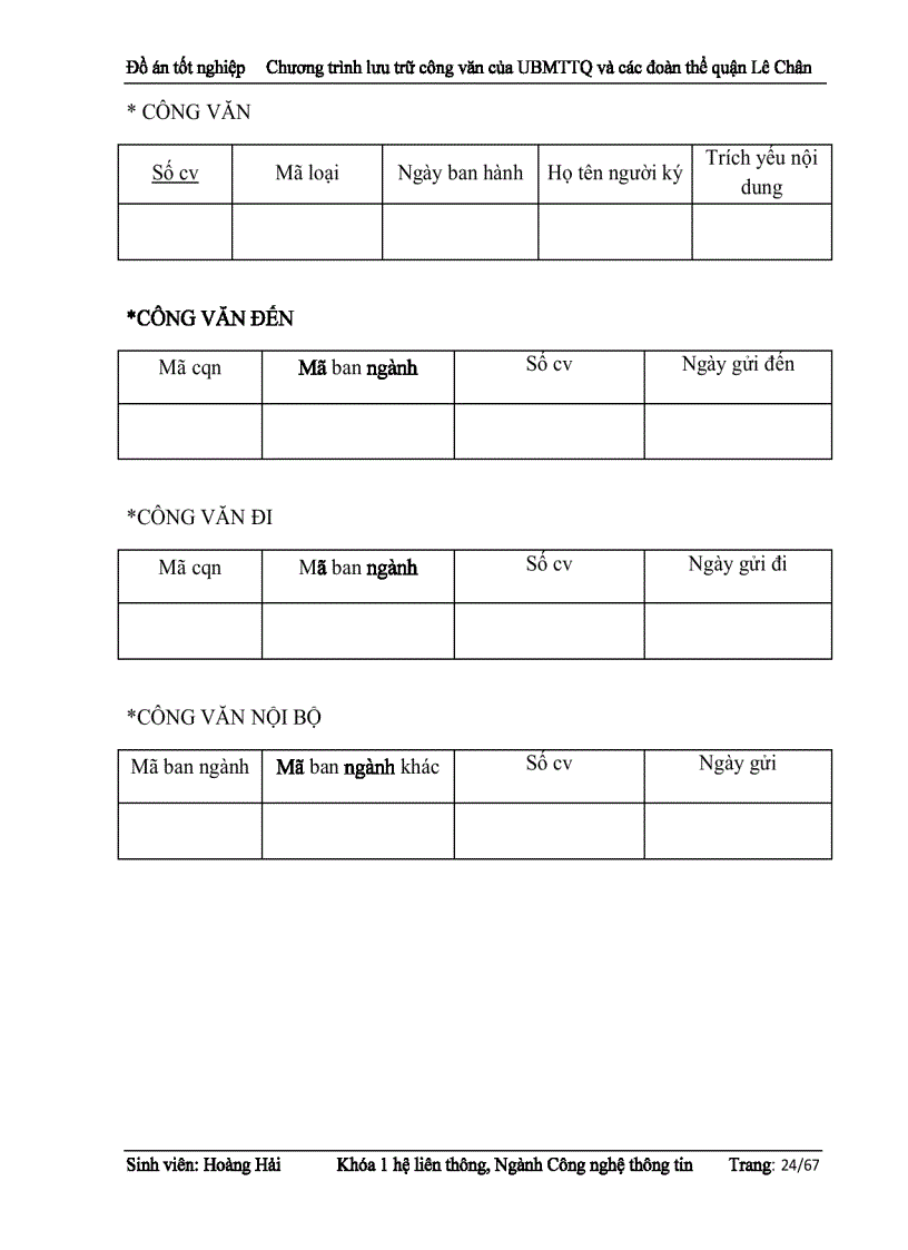 image for page Chương trình lưu trữ công văn của UBMTTQ và các đoàn thể quận Lê Chân Hải Phòng