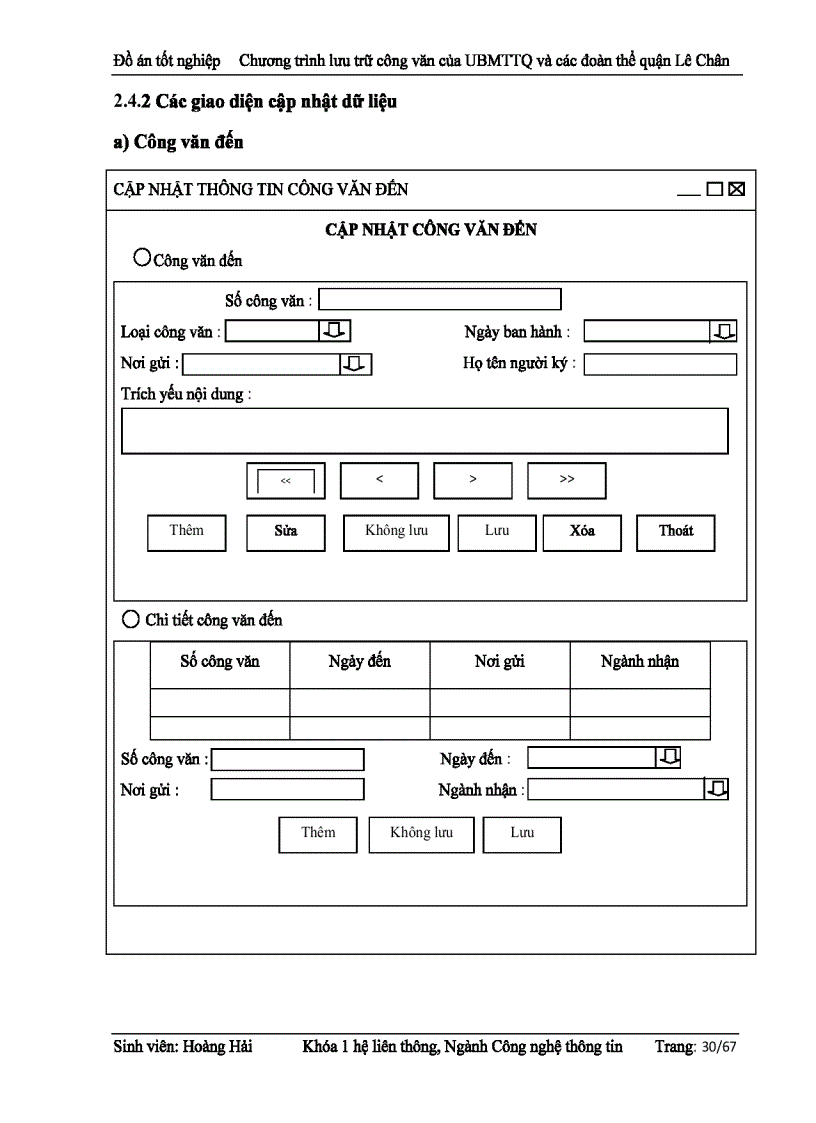 image for page Chương trình lưu trữ công văn của UBMTTQ và các đoàn thể quận Lê Chân Hải Phòng