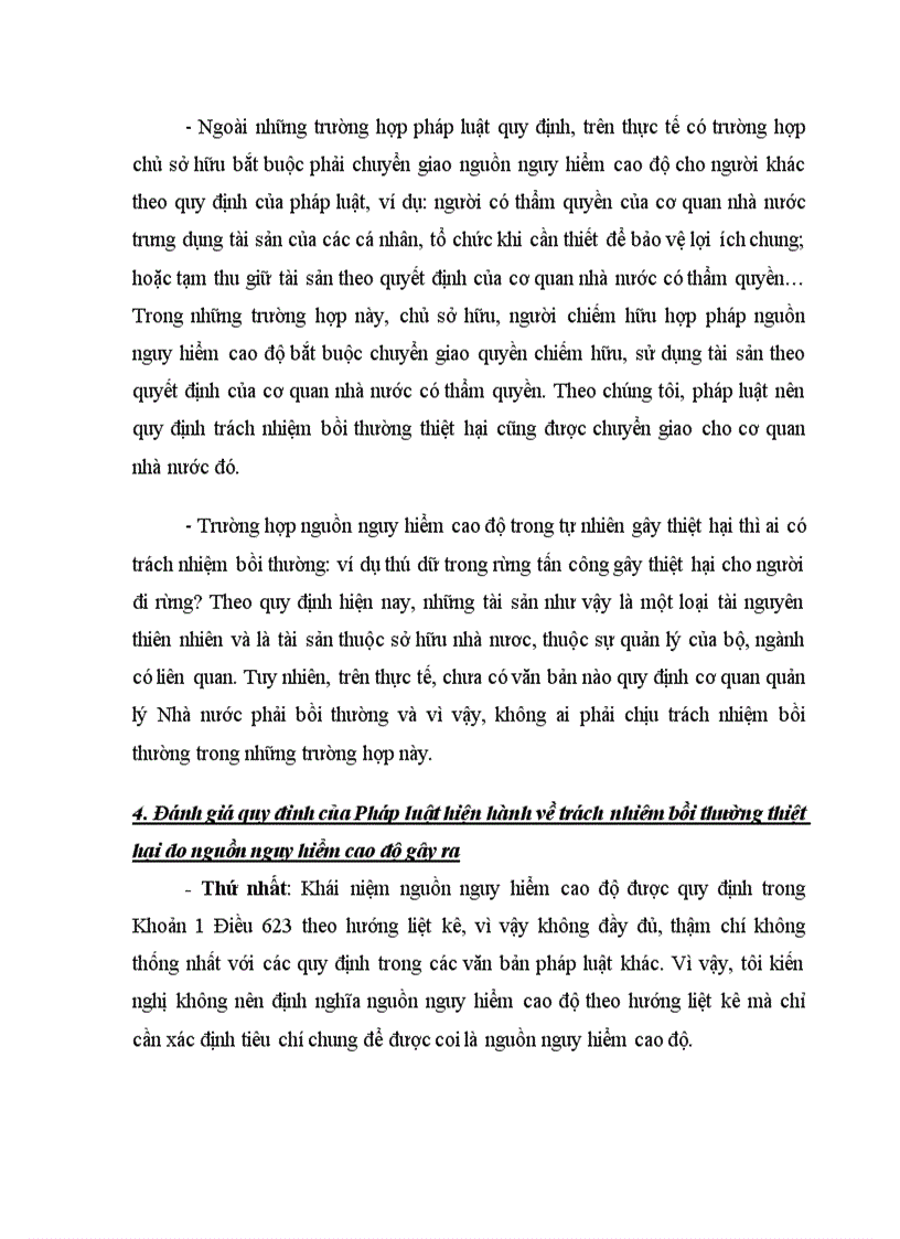 image for page Nguồn nguy hiểm cao độ Một số vấn đề lý luận về bồi thường thiệt hại do nguồn nguy hiểm cao độ gây ra 8 điểm