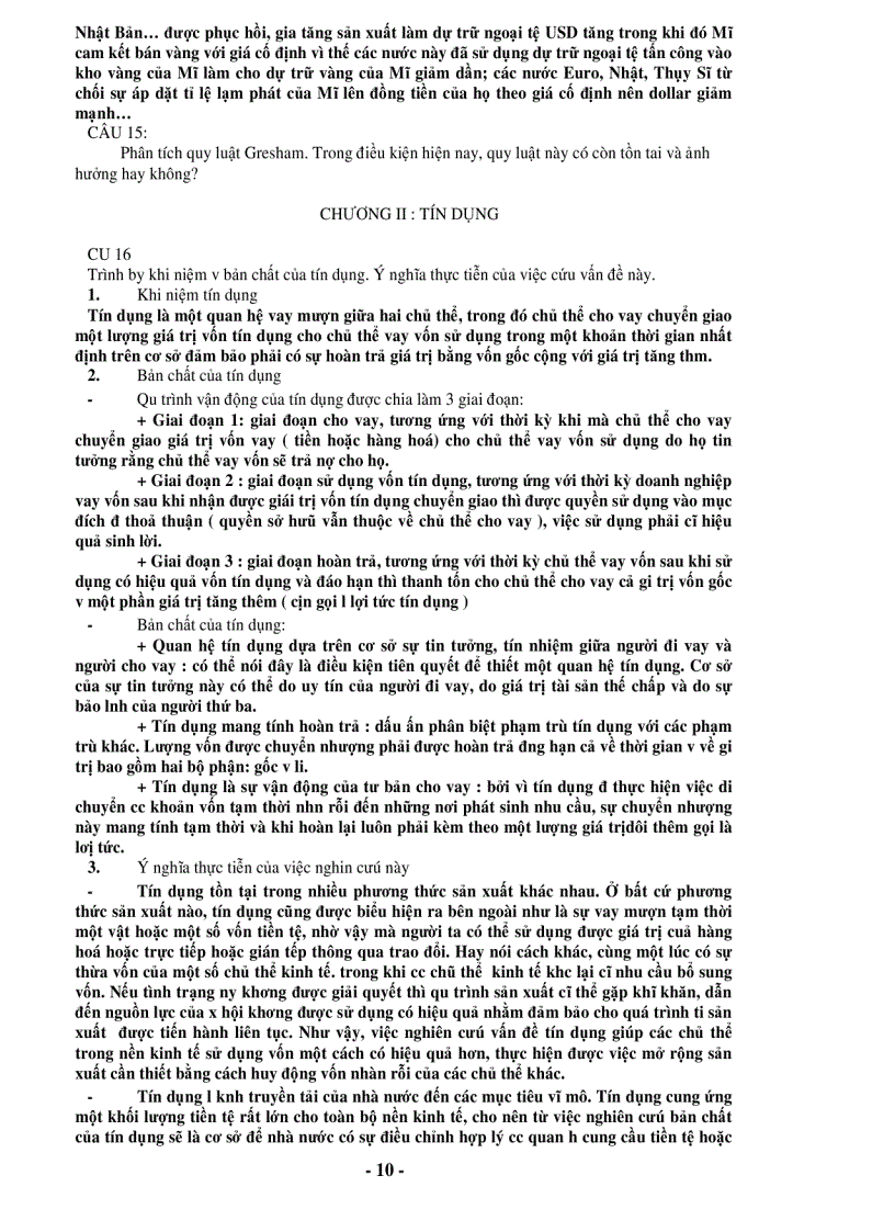 image for page Câu ho i va đa p a n ly thuyê t tiê n tê