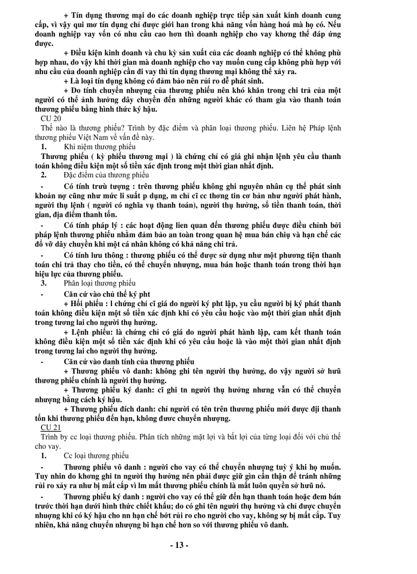 image for page Câu ho i va đa p a n ly thuyê t tiê n tê