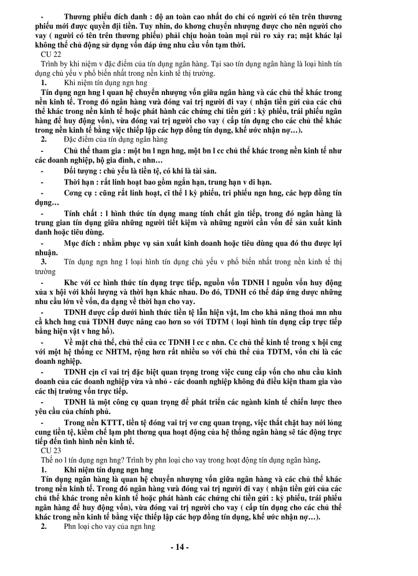 image for page Câu ho i va đa p a n ly thuyê t tiê n tê