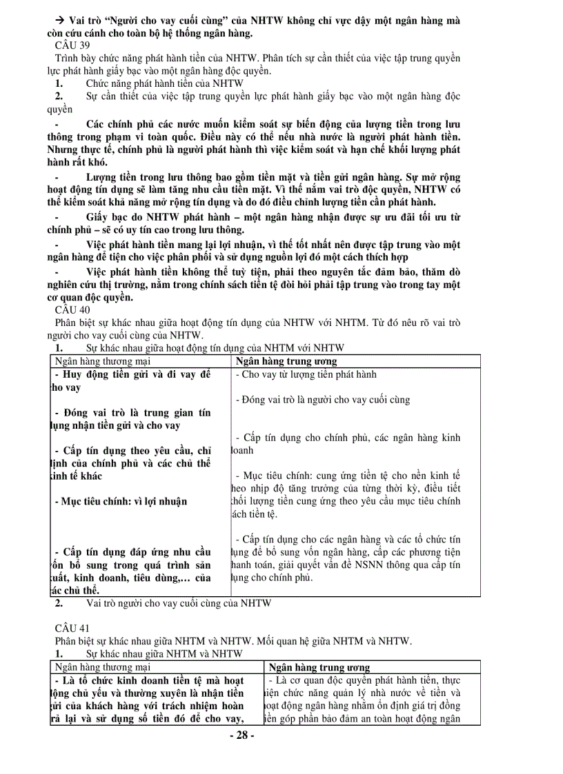 image for page Câu ho i va đa p a n ly thuyê t tiê n tê