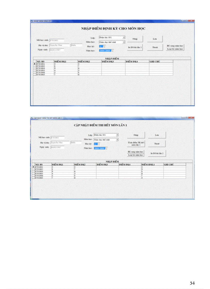 image for page Xây dựng chương trình quản lý đào tạo trường Trung cấp nghề CNTT Phà Rừng