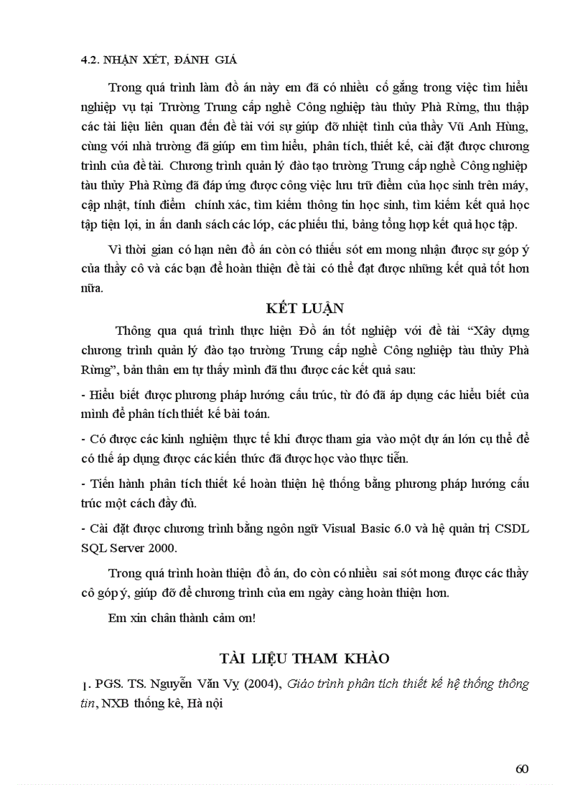 image for page Xây dựng chương trình quản lý đào tạo trường Trung cấp nghề CNTT Phà Rừng