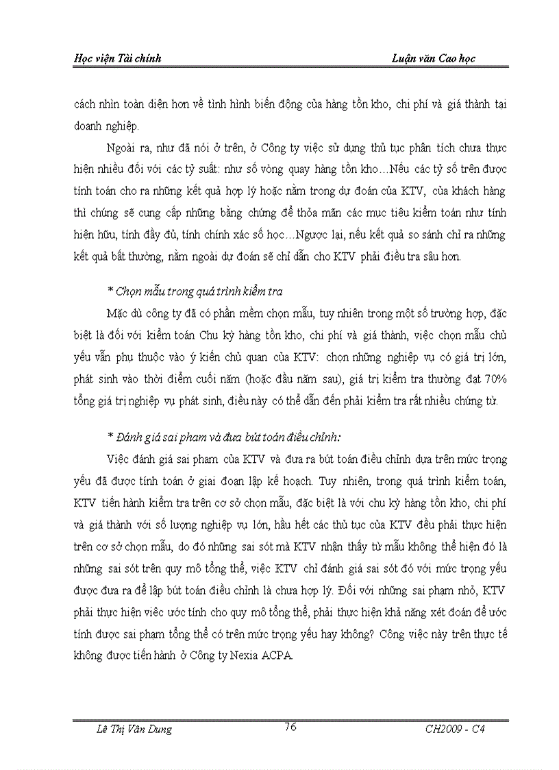 image for page Hoàn thiện chương trình Kiểm toán chu kỳ Hàng tồn kho chi phí và giá thành tại Công ty TNHH kiểm toán và Tư vấn Nexia ACPA