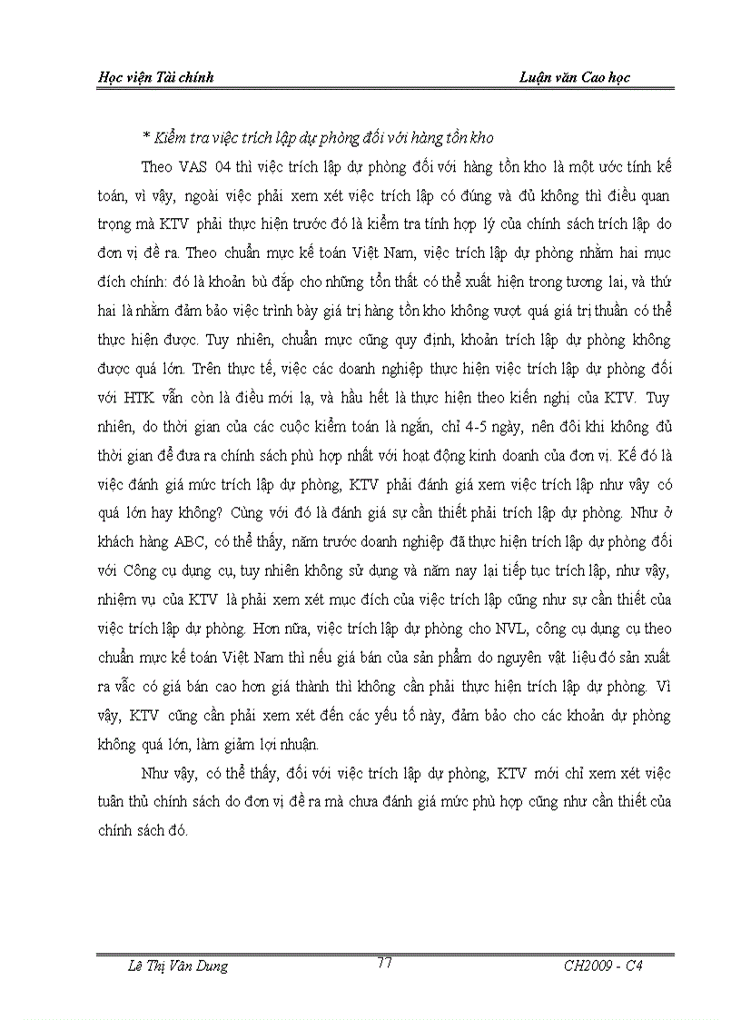 image for page Hoàn thiện chương trình Kiểm toán chu kỳ Hàng tồn kho chi phí và giá thành tại Công ty TNHH kiểm toán và Tư vấn Nexia ACPA