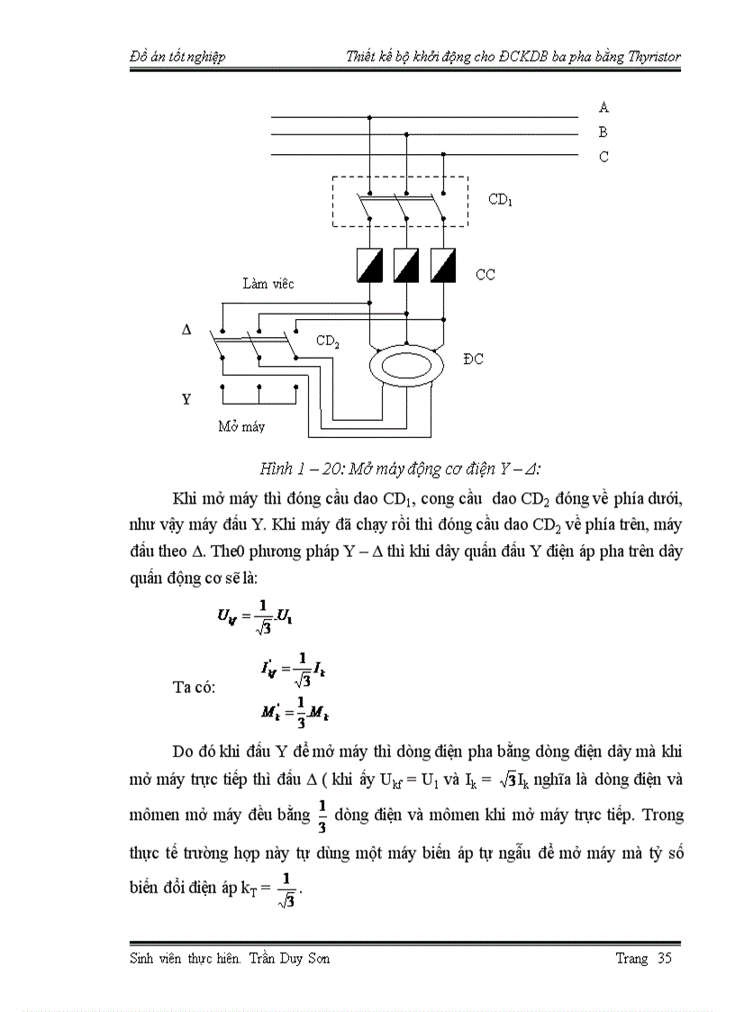 image for page Thiết kế bộ khởi động cho động cơ không đồng bộ ba pha bằng Thyristor