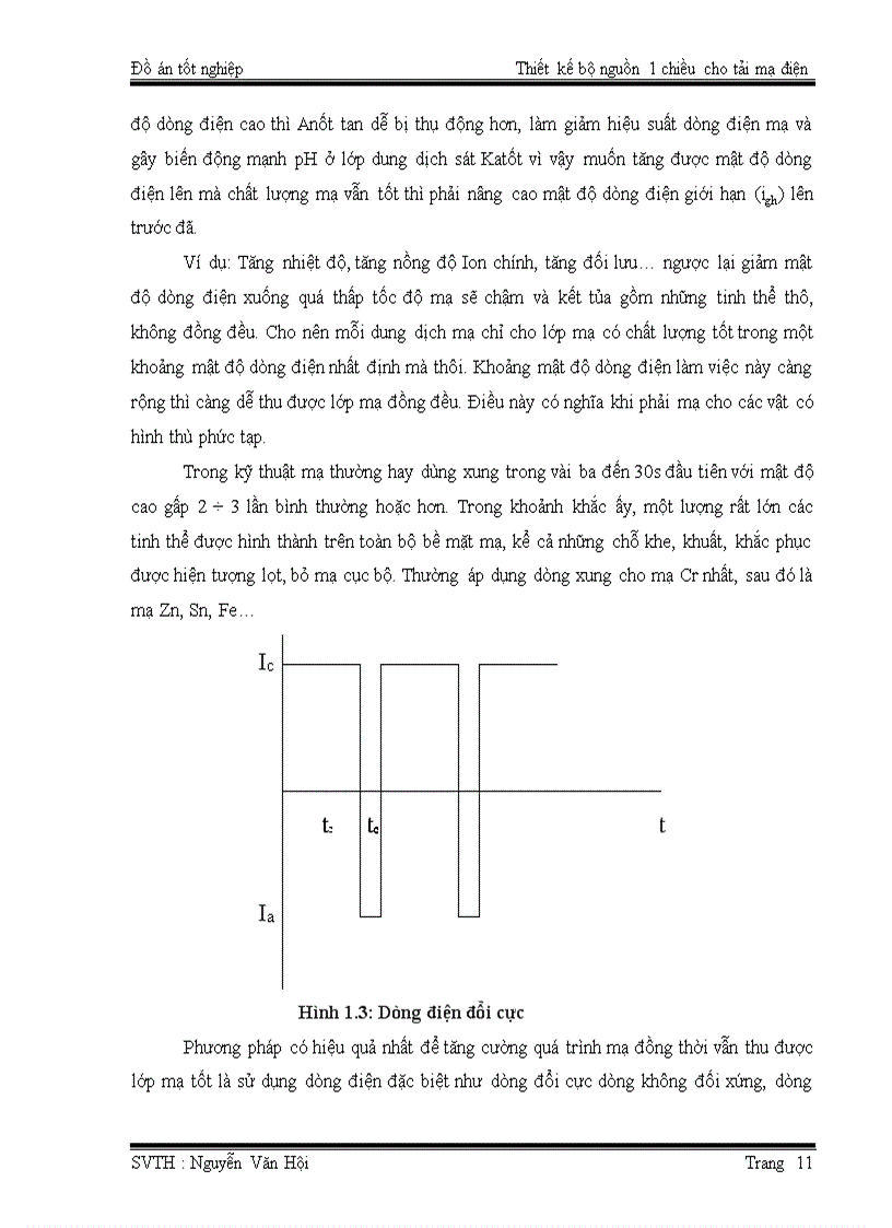 image for page Thiết kế bộ nguồn 1 chiều cho tải mạ điện
