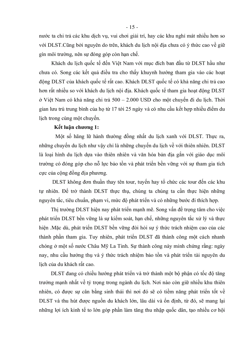 image for page Giải pháp phát triển du lịch sinh thái tỉnh Lâm Đồng đến năm 2015