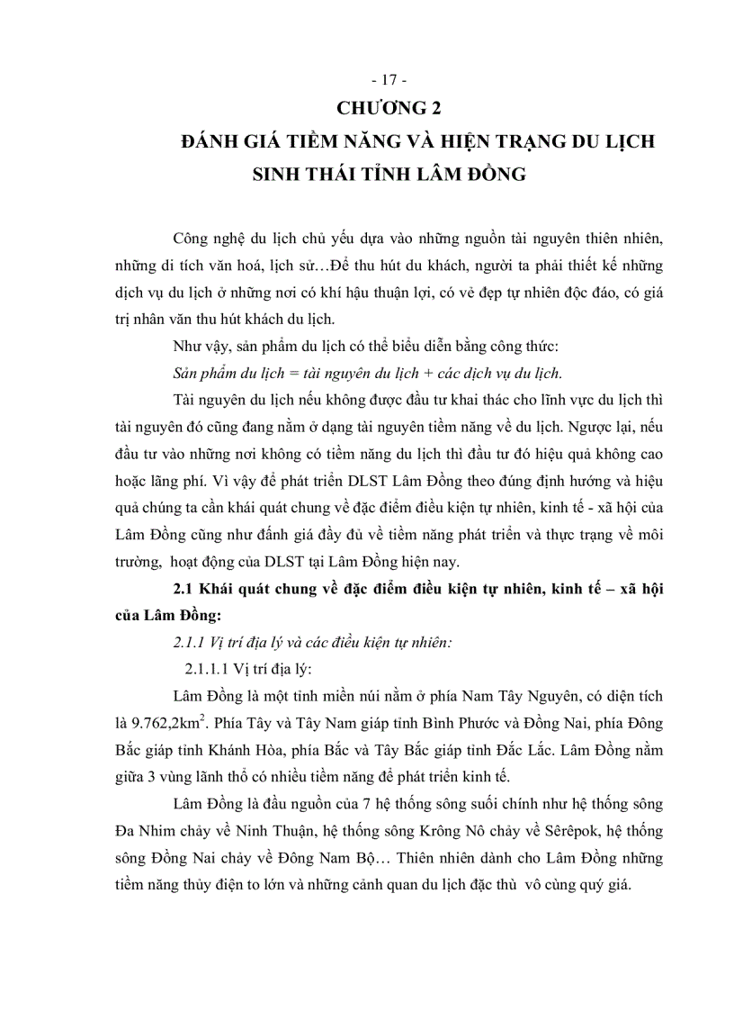 image for page Giải pháp phát triển du lịch sinh thái tỉnh Lâm Đồng đến năm 2015