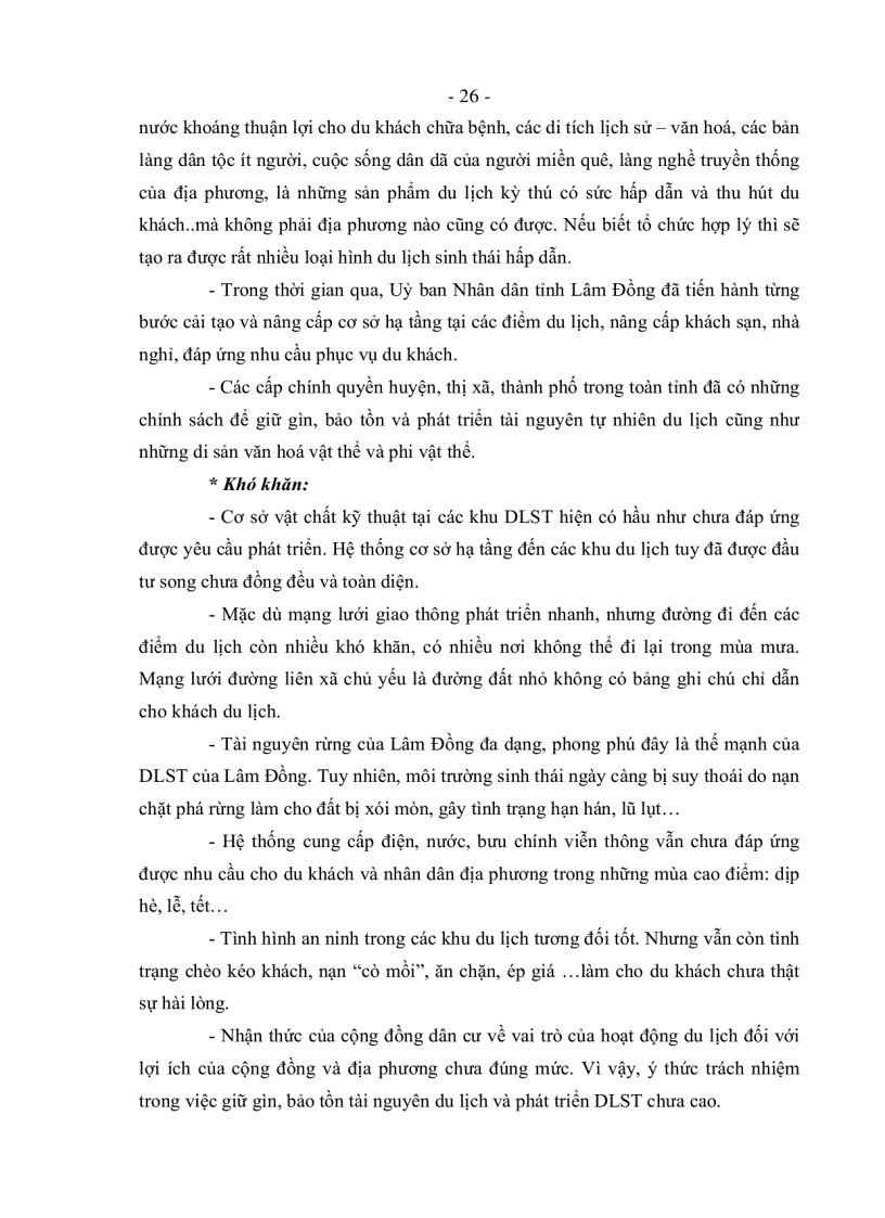 image for page Giải pháp phát triển du lịch sinh thái tỉnh Lâm Đồng đến năm 2015