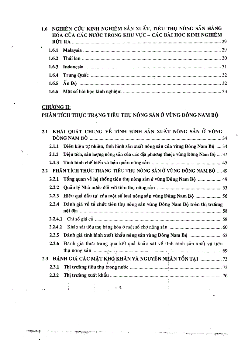 Phương thức tiêu thụ nông sản vùng Đông Nam Bộ thực trạng và các giải pháp đổi mới phù hợp yêu cầu chuyển dịch cơ cấu kinh tế Việt Nam