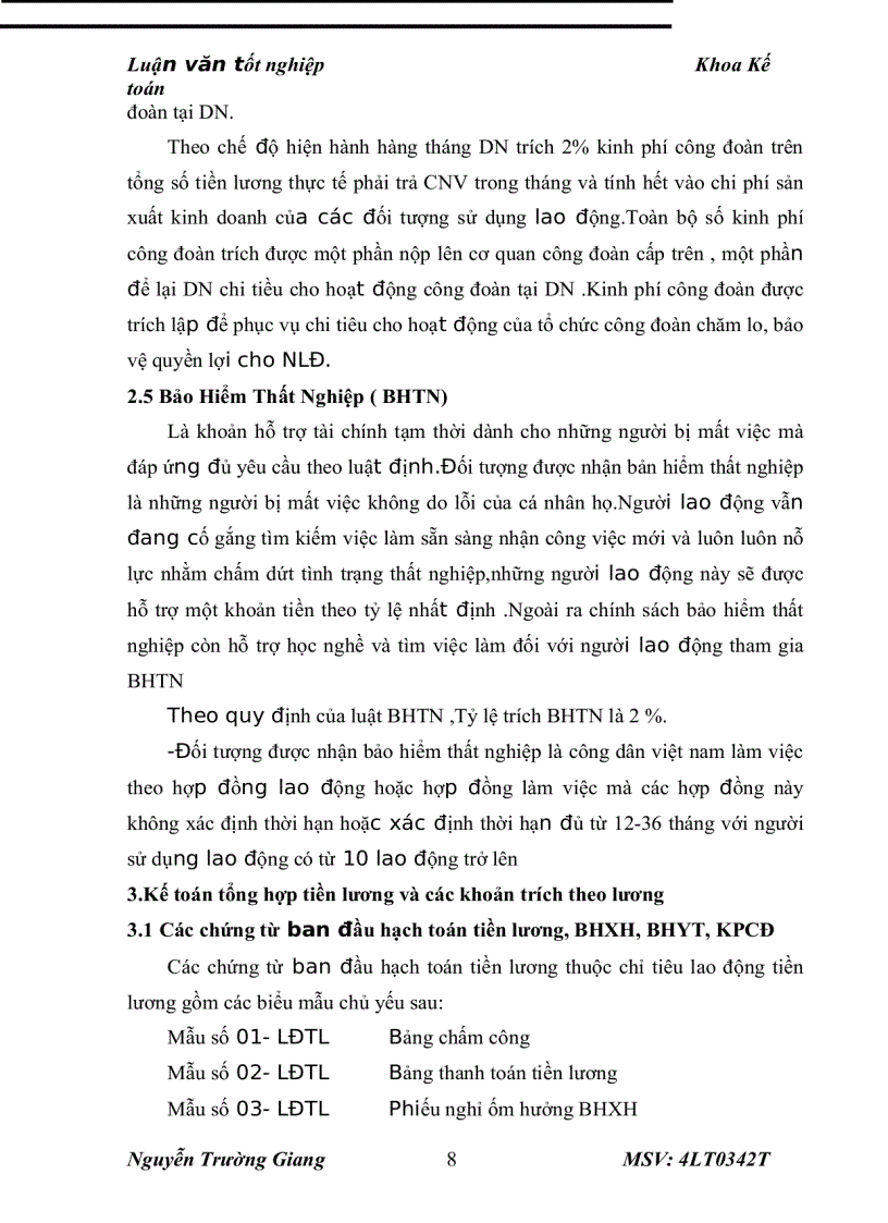 image for page Kế toán tiền lương và các khoản trích theo lương tại Công Ty cổ phần xây dựng tổng hợp Tuyên Quang