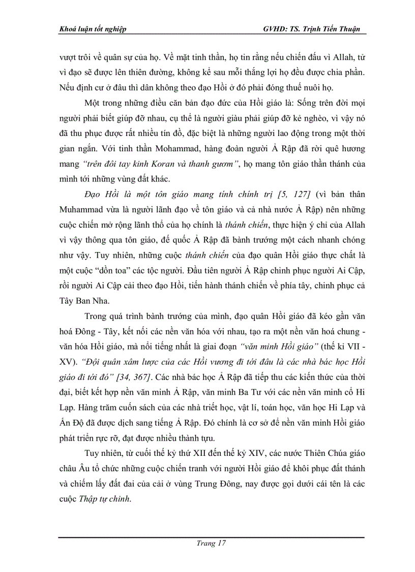 image for page Những thành tựu văn hoá tinh thần của Ả Rập thời kì Văn minh Hồi giáo thế kỉ VII XV