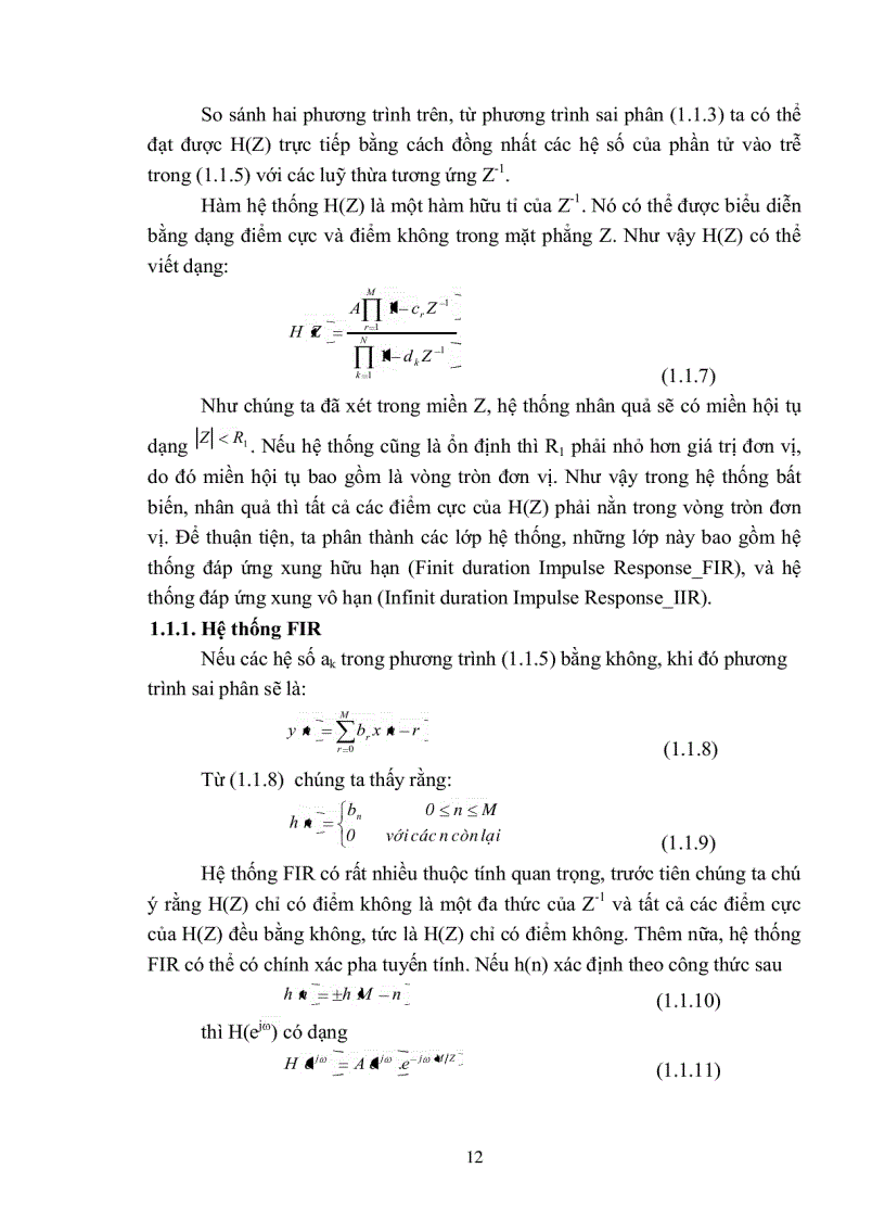 image for page Thiết kế bộ lọc số IIR