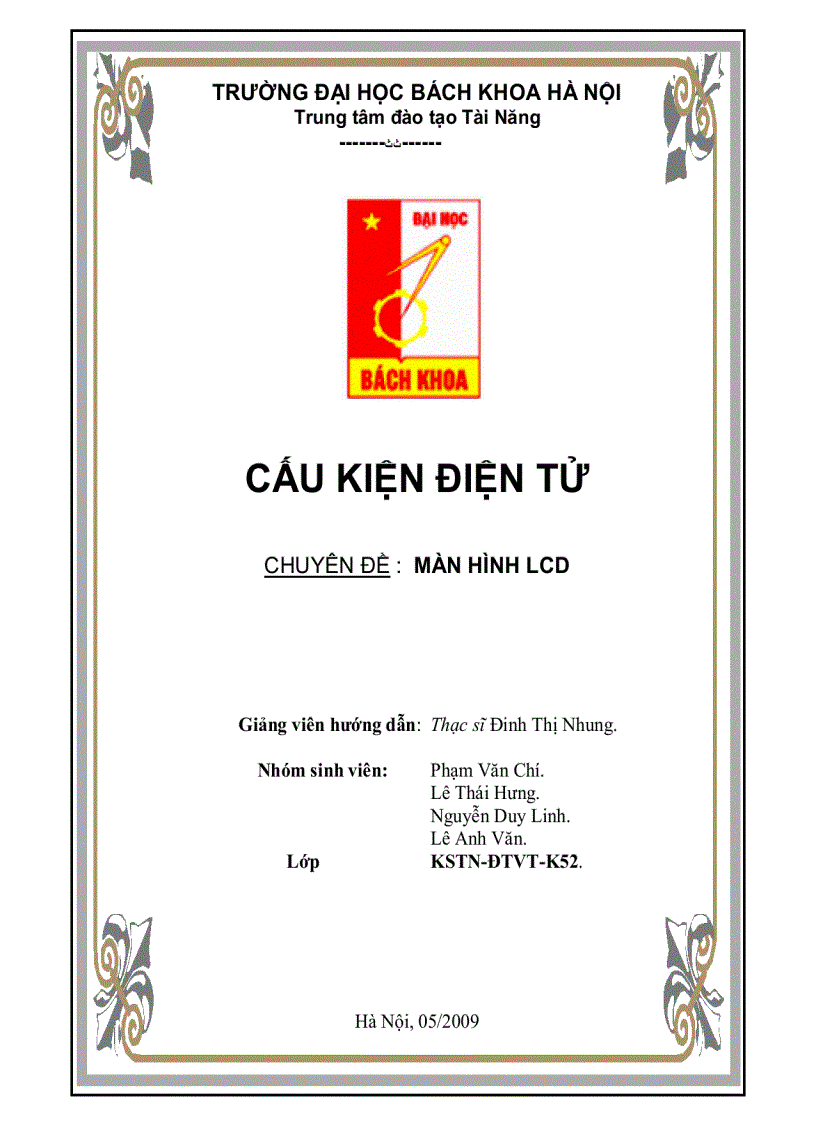 image for page Tổng quan về công nghệ LCD các thuộc tính và những bộ mạch cơ bản