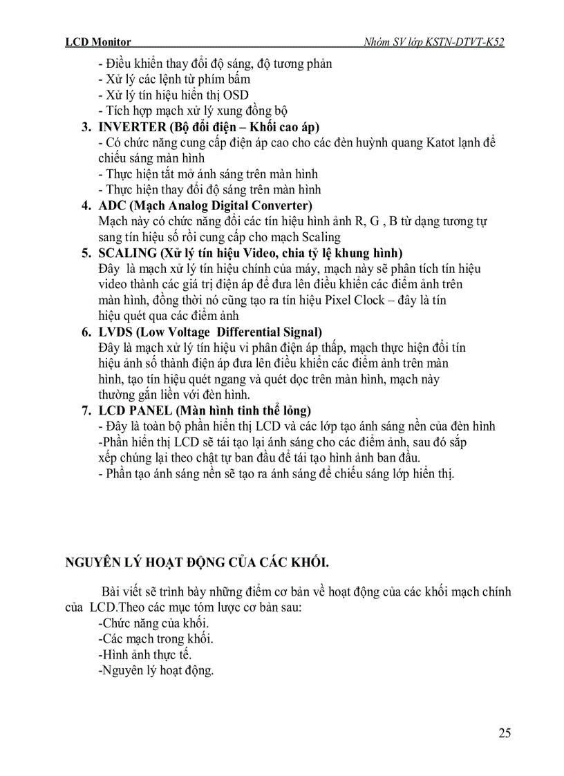 image for page Tổng quan về công nghệ LCD các thuộc tính và những bộ mạch cơ bản