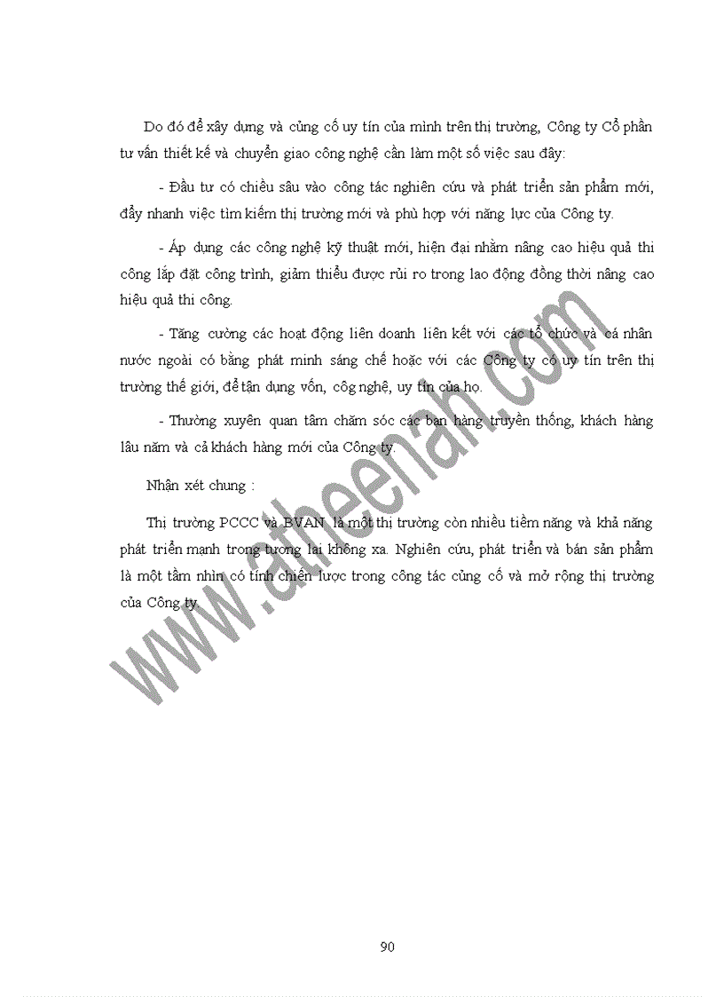 image for page Một số biện pháp nhằm củng cố và mở rộng thị trường tiêu thụ sản phẩm của Công ty Cổ Phần tư vấn thiết kế và chuyển giao công nghệ