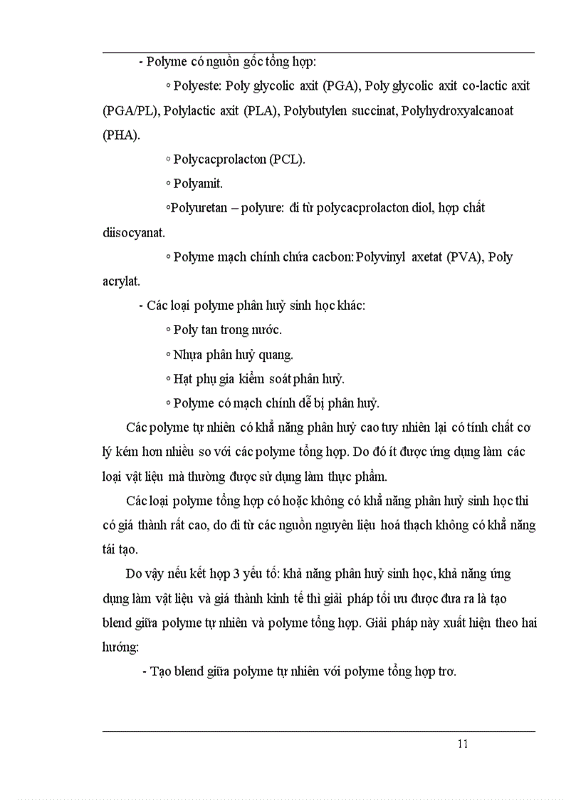 image for page Nghiên cứu Vật liệu polyme phân huỷ sinh học trên cơ sở blend giữa polylactic axit dạng nguyên chất và dạng biết tính với tinh bột sắn