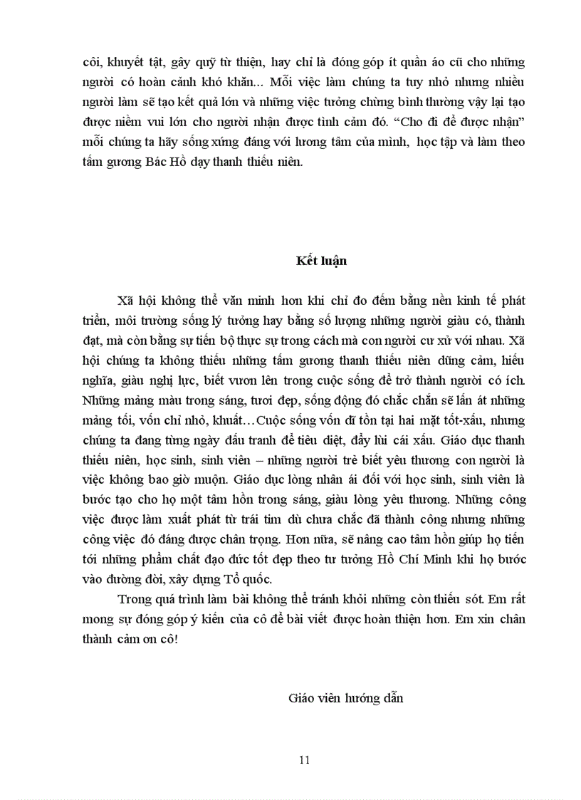 image for page Tư tưởng Hồ Chí Minh về tình yêu thương con người và vận dụng vào việc giáo dục lòng nhân ái cho học sinh sinh viên hiện nay