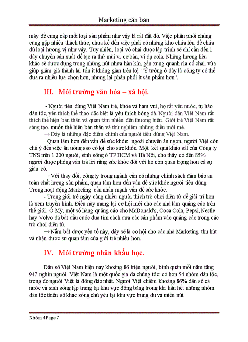 image for page Phân tích các nhân tố ảnh hưởng đến môi trường marketing của một doang nghiệp tai Việt Nam