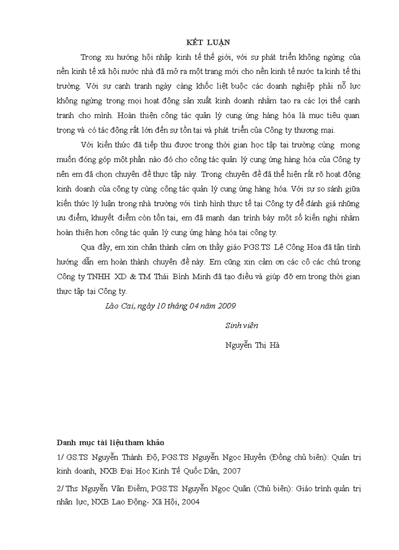 image for page Quản lý cung ứng hàng hóa tại thị trường Lào Cai của Công ty TNHH XD thương mại Thái Bình Minh