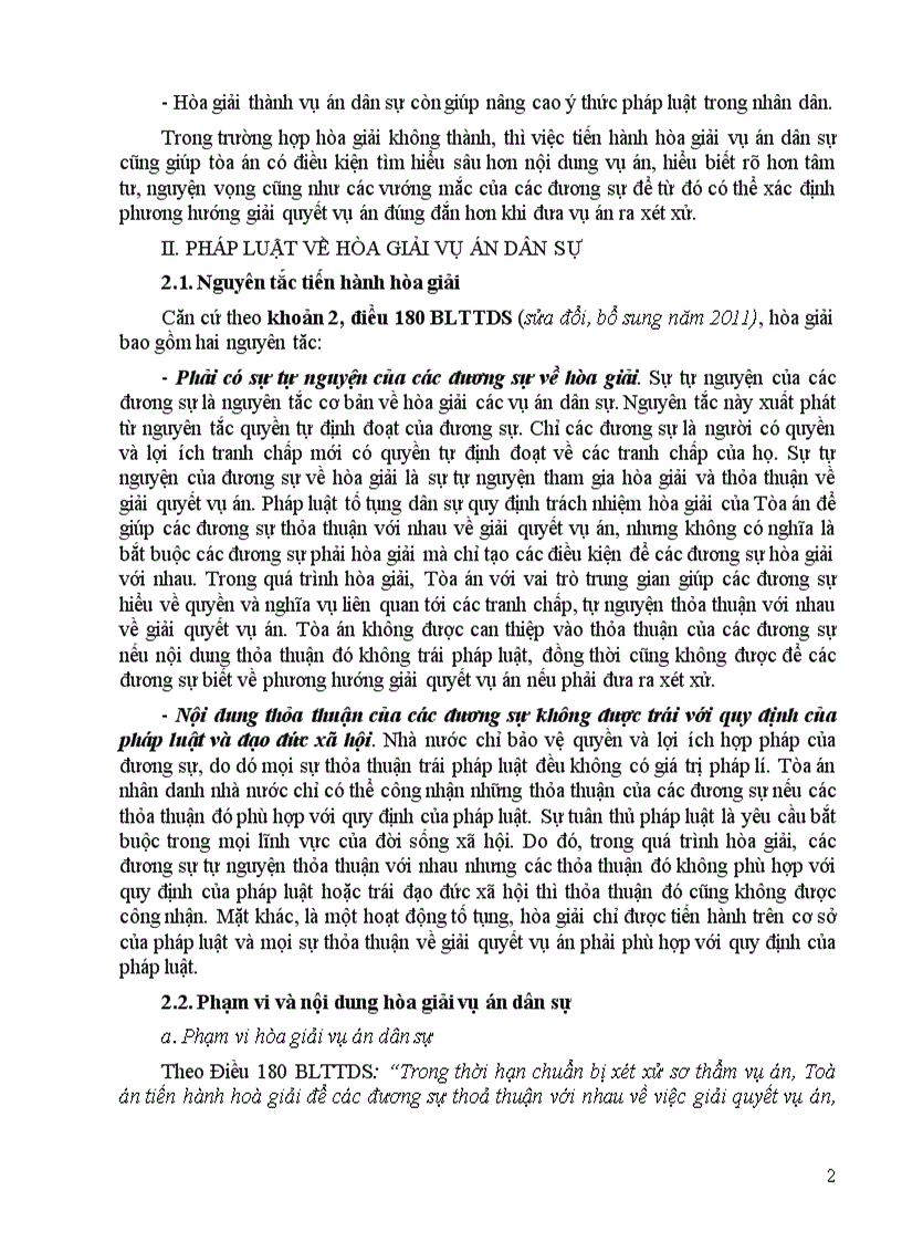 image for page Hòa giải vụ án dân sự và những kiến nghị hoàn thiện pháp luật tố tụng dân sự