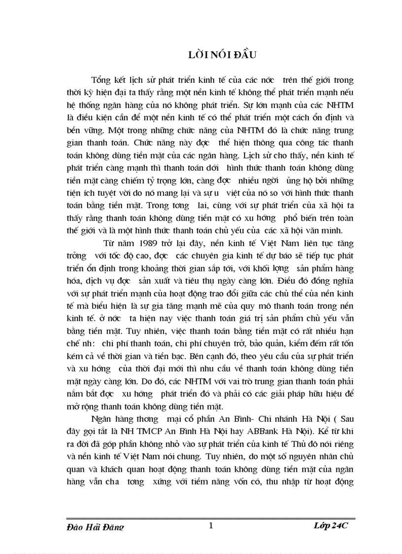 image for page Một số Giải pháp nhằm đẩy mạnh thanh toán không dùng tiền mặt tại ngân hàng thương mại cổ phần An Bình Chi nhánh Hà Nội