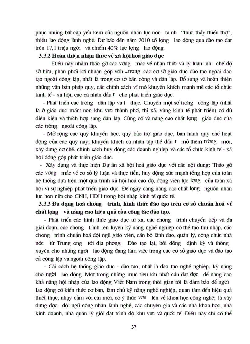 image for page Đào tạo và phát triển nguồn nhân lực cho công nghiệp hoá hiện đại hoá ở nước ta trong quá trình hội nhập kinh tế quốc tế thực trạng và giải pháp