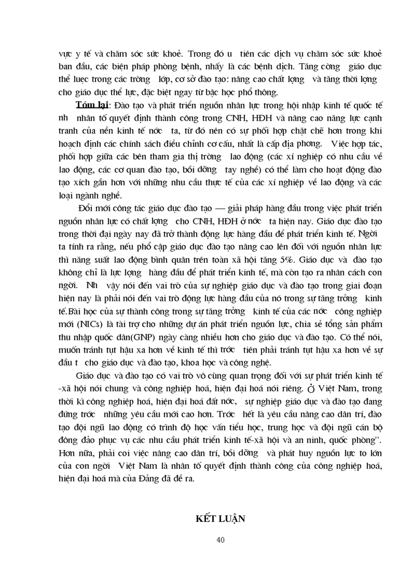 image for page Đào tạo và phát triển nguồn nhân lực cho công nghiệp hoá hiện đại hoá ở nước ta trong quá trình hội nhập kinh tế quốc tế thực trạng và giải pháp