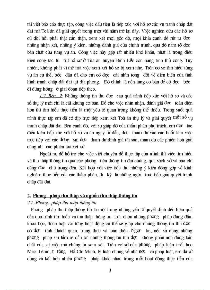 image for page Tình hình giải quyết tranh chấp đất đai của toà án nhân dân huyện Bình Lục