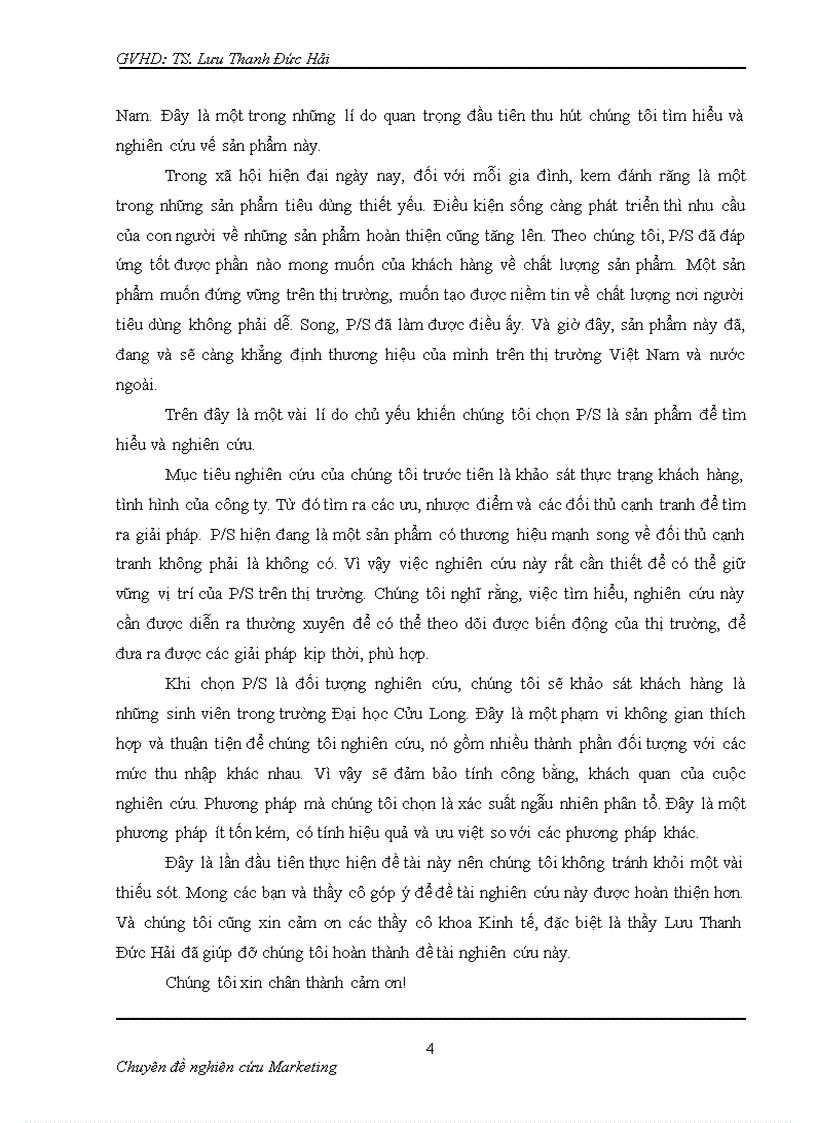 image for page Tìm hiểu nhu cầu sử dụng kem đánh răng của Sinh viên trường Đại học Cửu Long