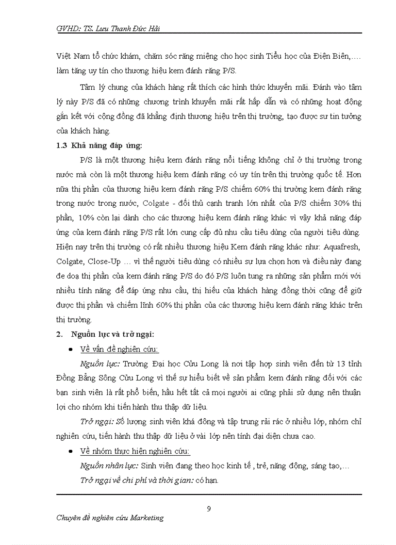 image for page Tìm hiểu nhu cầu sử dụng kem đánh răng của Sinh viên trường Đại học Cửu Long