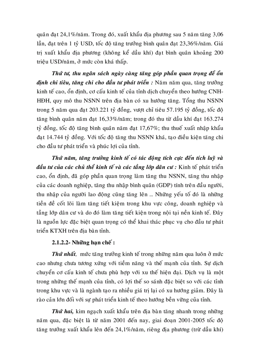 image for page Huy động và sử dụng có hiệu quả nguồn lực tài chính tài trợ cho hoạt động đầu tư phát triển kinh tế xã hội tỉnh Bà Rịa Vũng Tàu từ nay đến năm 2015 theo hướng bền vững