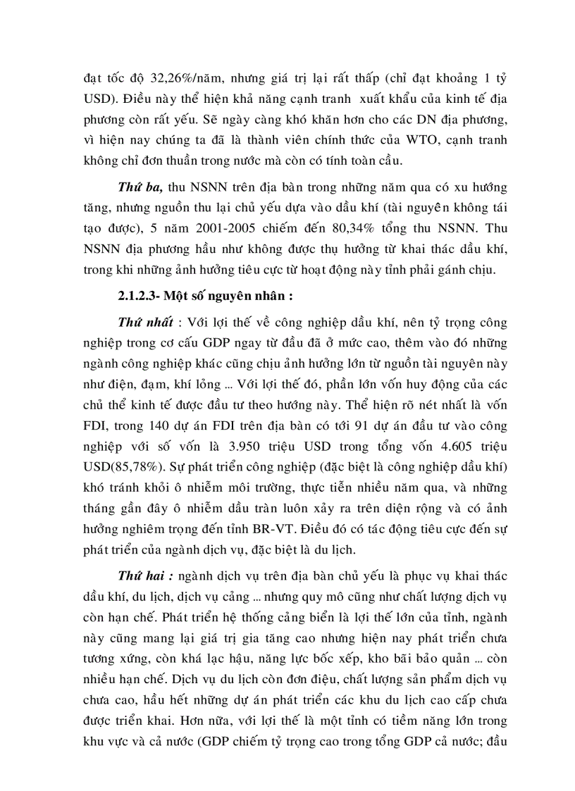 image for page Huy động và sử dụng có hiệu quả nguồn lực tài chính tài trợ cho hoạt động đầu tư phát triển kinh tế xã hội tỉnh Bà Rịa Vũng Tàu từ nay đến năm 2015 theo hướng bền vững