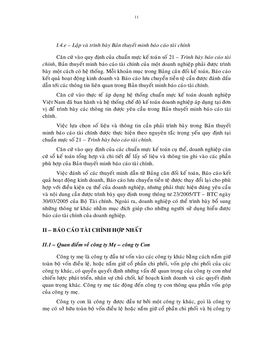 image for page Một số giải pháp nhằm hoàn thiện việc soạn thảo báo cáo tài chính hợp nhất