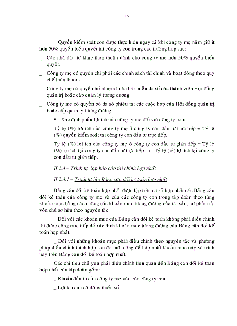 image for page Một số giải pháp nhằm hoàn thiện việc soạn thảo báo cáo tài chính hợp nhất