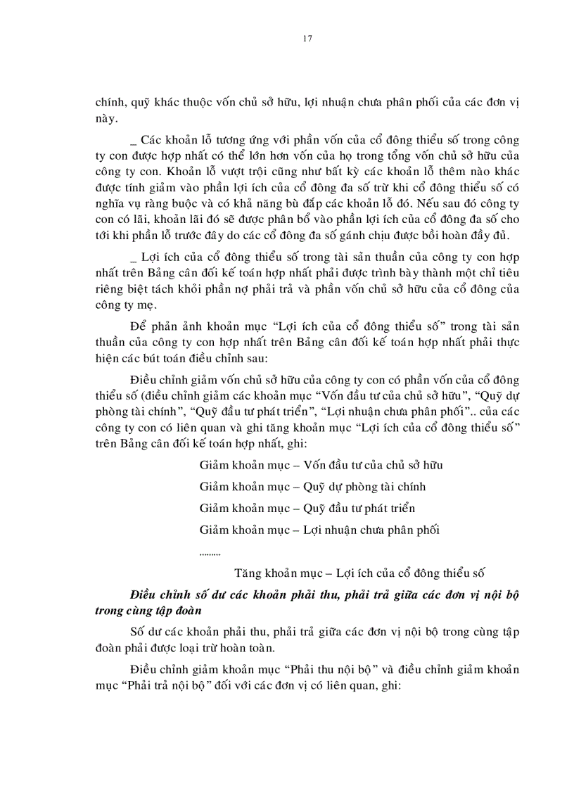 image for page Một số giải pháp nhằm hoàn thiện việc soạn thảo báo cáo tài chính hợp nhất