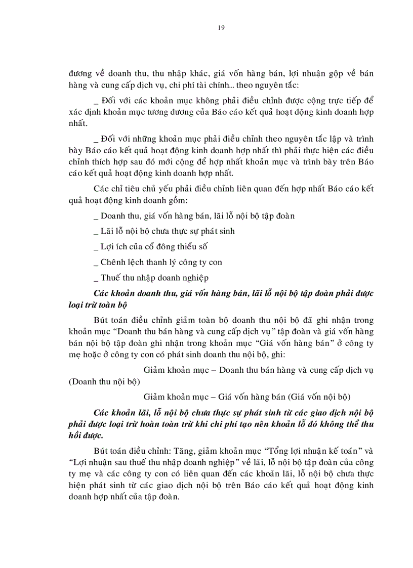 image for page Một số giải pháp nhằm hoàn thiện việc soạn thảo báo cáo tài chính hợp nhất