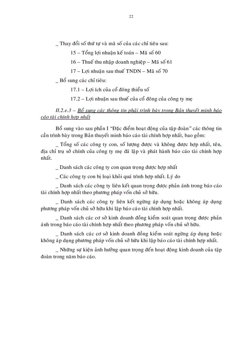 image for page Một số giải pháp nhằm hoàn thiện việc soạn thảo báo cáo tài chính hợp nhất