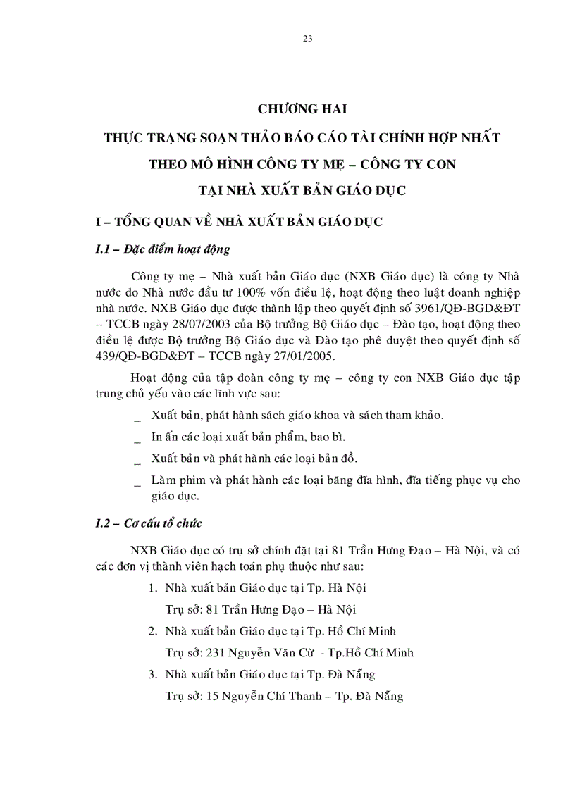 image for page Một số giải pháp nhằm hoàn thiện việc soạn thảo báo cáo tài chính hợp nhất