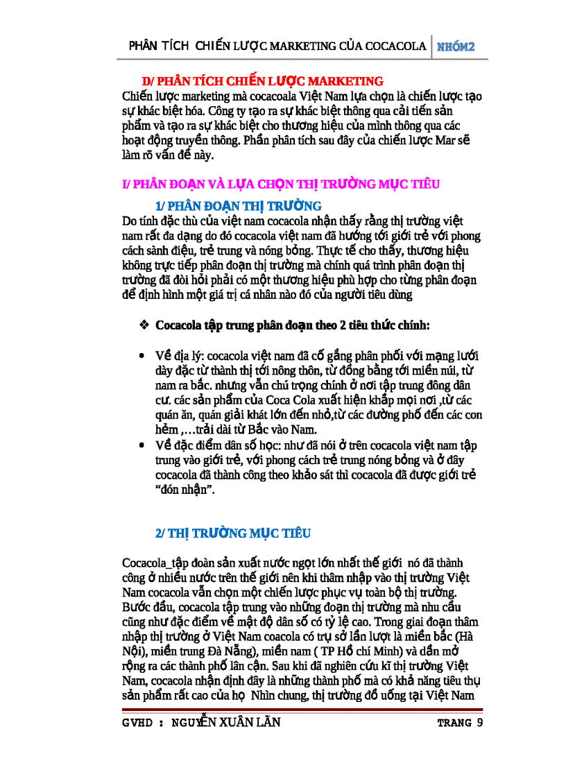 image for page Phân tích chiến lược makerting