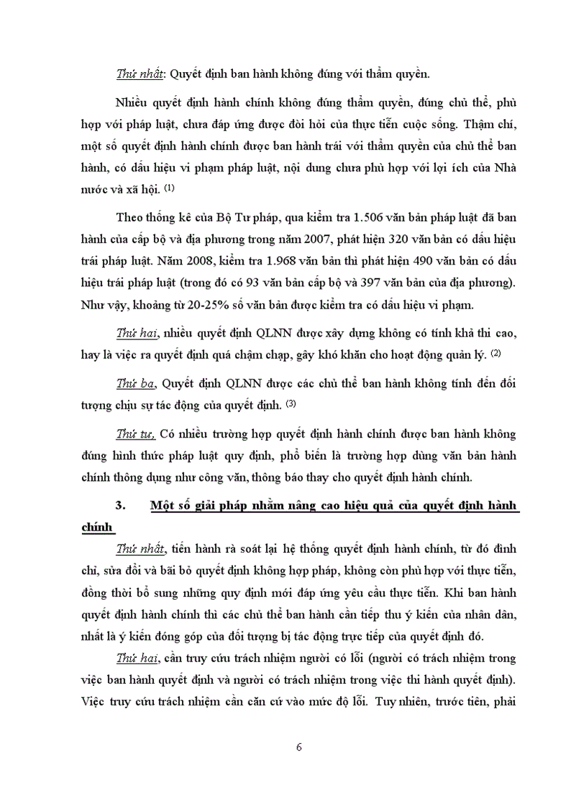 image for page Phân tích các yêu cầu về tính hợp pháp hợp lý của quyết định hành chính và nhận xét về tính hợp pháp hợp lý của quyết định hành chính do cơ quan hành chính nhà nước ban hành