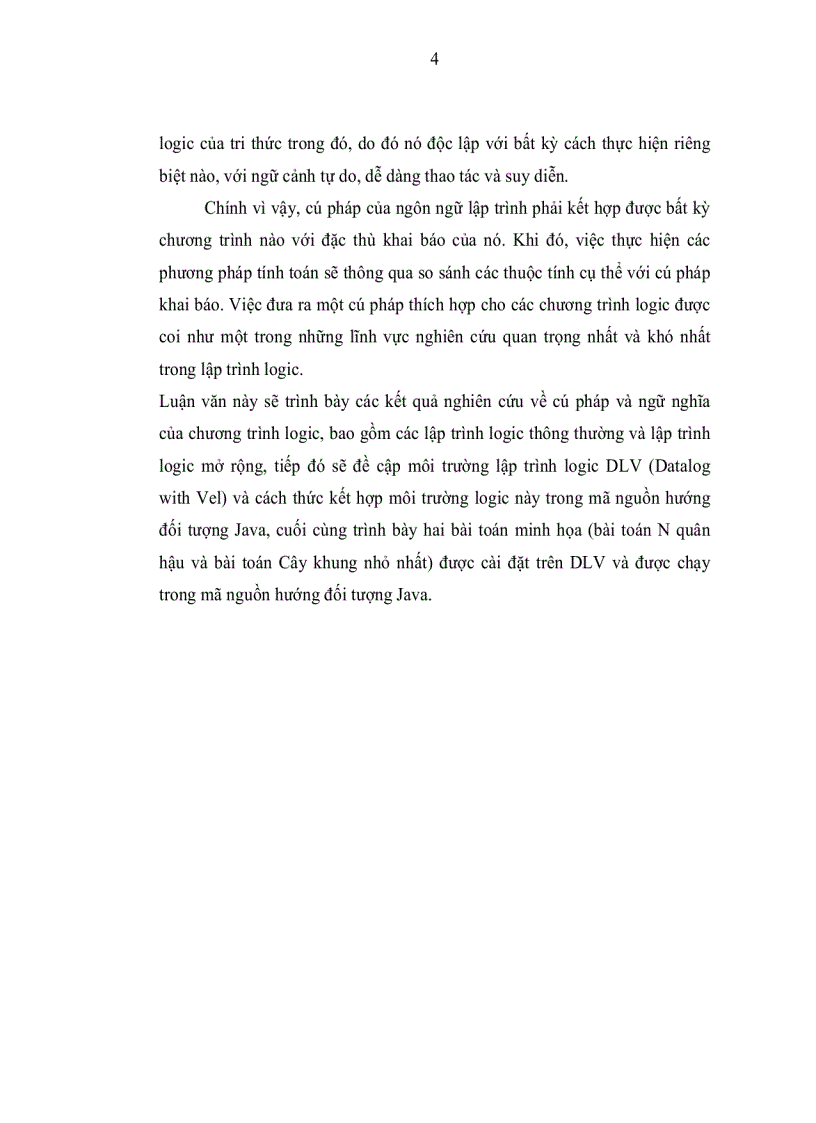 image for page Nghiên cứu các phương pháp biểu diễn tri thức trong lập trình Logic