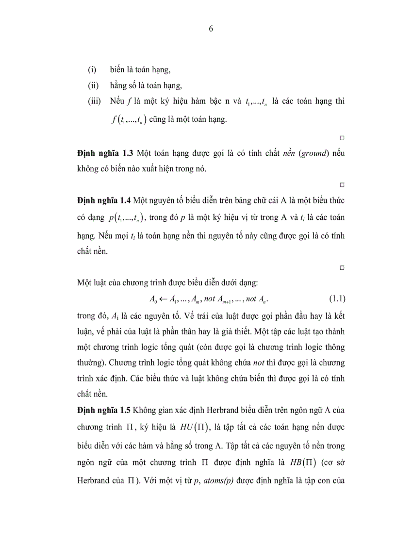 image for page Nghiên cứu các phương pháp biểu diễn tri thức trong lập trình Logic
